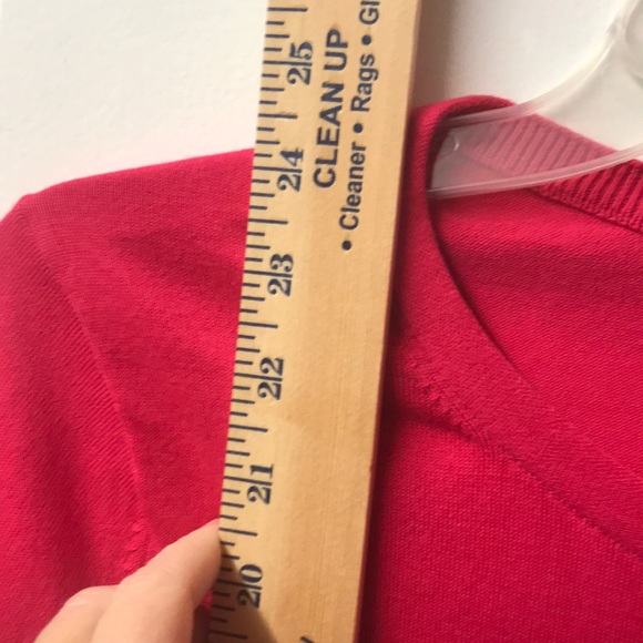 Land’s End, sz S, NWOT, Red, button-up sweater - Picture 7 of 8